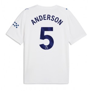 Manchester City Elliot Anderson #5 Jalkapallovaatteet Kolmaspaita 2026-27 Lyhythihainen